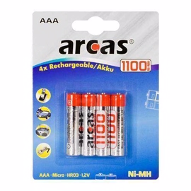 Arcas LR03/AAA Uppladdningsbara batterier 1100 mAh